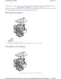 Preview of Repair Instructions   On Vehicle