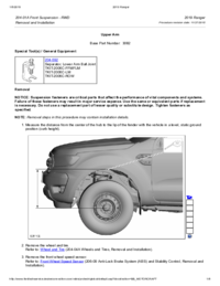 Preview of 204 01A Front Suspension   RWD   Removal And Installation   Upper Arm