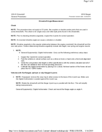 Preview of 205 01 Driveshaft   General Procedures   Driveshaft Angle Measurement