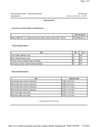 Preview of 206 00 Brake System General   Specifications