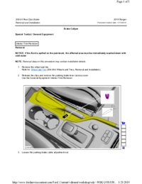 Preview of 206 04 Rear Disc Brake   Removal And Installation   Brake Caliper