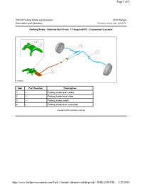 Preview of 206 05 Parking Brake And Actuation   Diagnosis And Testing