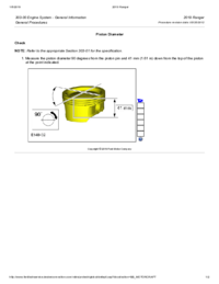 Preview of 303 00 Engine System General Information   General Procedures   Piston Diameter