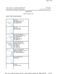 Preview of 303 01   2.3L EcoBoost   Disassembly And Assembly Of Subassemblies   Cylinder Head