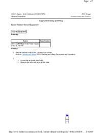 Preview of 303 01   2.3L EcoBoost   General Procedures   Engine Oil Draining And Filling