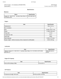 Preview of 303 01   2.3L Ecoboost   Specifications
