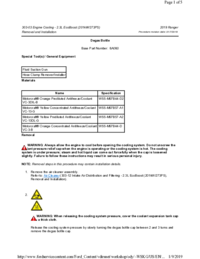 Preview of 303 03 Engine Cooling 2.3L EcoBoost   Removal And Installation  Degas Bottle