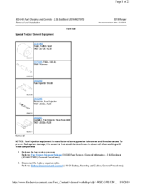 Preview of 303 04A Fuel Charging And Controls   Removal And Installation   Fuel Rail