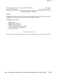 Preview of 303 13 Evaporative Emissions   Description And Operation   Overview