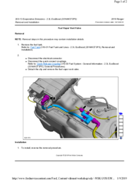 Preview of 303 13 Evaporative Emissions   Removal And Installation   Fuel Vapor Vent Valve