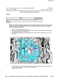 Preview of 303 14 Electronic Engine Controls   Removal And Installation   Cylinder Head Temperature 2 CHT2 Sensor
