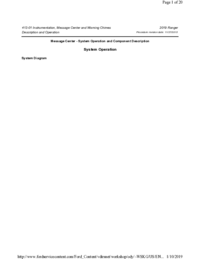 Preview of 413 01 Instrumentation Messages Chimes   Description And Operation   Message Center   System Operation