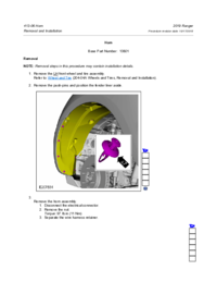 Preview of 413 06 Horn   Removal And Installation