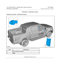 Preview of 413 13B Parking Aid Vehicles With Parking Camera   Description And Operation   Component Location