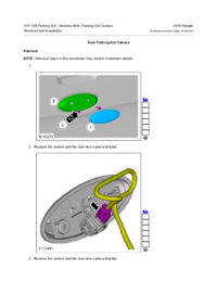 Preview of 413 13B Parking Aid Vehicles With Parking Camera   Removal And Installation