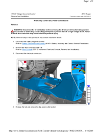 Preview of 414 05 Voltage Converter Inverter   Removal And Installation   AC Power Outlet Socket