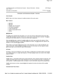 Preview of 415 00B Information And Entertainment System   SYNC3   Description And Operation   Overview