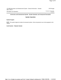 Preview of 415 00B Information And Entertainment System   SYNC3   Description And Operation   System Operation