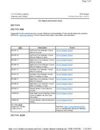 Preview of 417 01 Exterior Lighting   Diagnosis And Testing  Turn Signal And Hazard Lamps