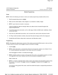 Preview of 418 01 Module Configuration   General Procedures   Module Programming