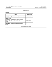 Preview of 501 00 Body System General Info   Specifications
