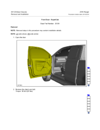 Preview of 501 03 Body Closers   Removal And Installation   Front Door   SuperCab