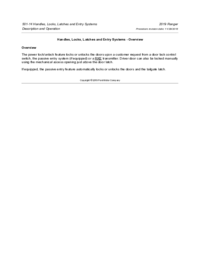 Preview of 501 14 Handles Locks Latches Entry   Description And Operation Overview