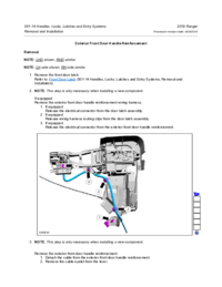 Preview of 501 14 Handles Locks Latches Entry   Removal And Installation   Ext Front Door Handle Reinforcement