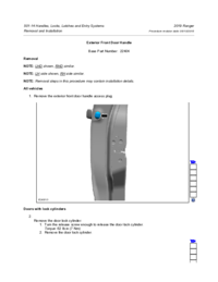 Preview of 501 14 Handles Locks Latches Entry   Removal And Installation   Ext Front Door Handle
