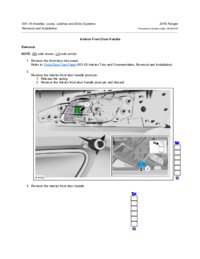 Preview of 501 14 Handles Locks Latches Entry   Removal And Installation   Interior Front Door Handle