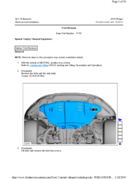 Preview of 501 19 Bumpers   Removal And Installation   Front Bumper