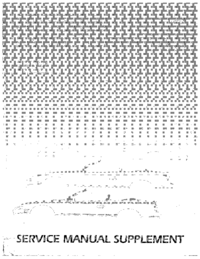 Preview of 1992 240SX Convertible Service Manual Supplement