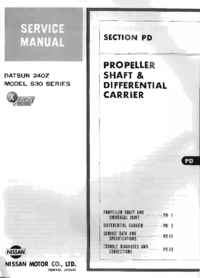 Preview of PD Propeller Shaft And Differential