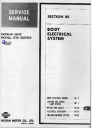 Preview of BE Body Electrical