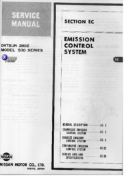 Preview of EC Emission Control System